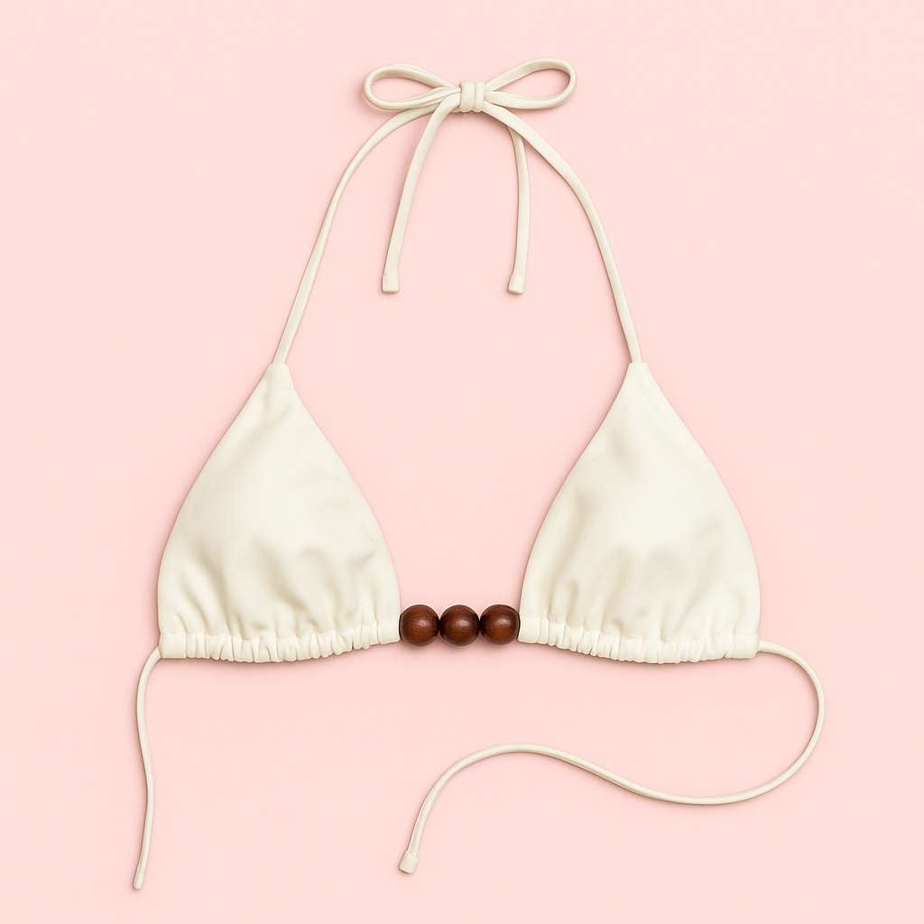 Beaded Serenity Top White