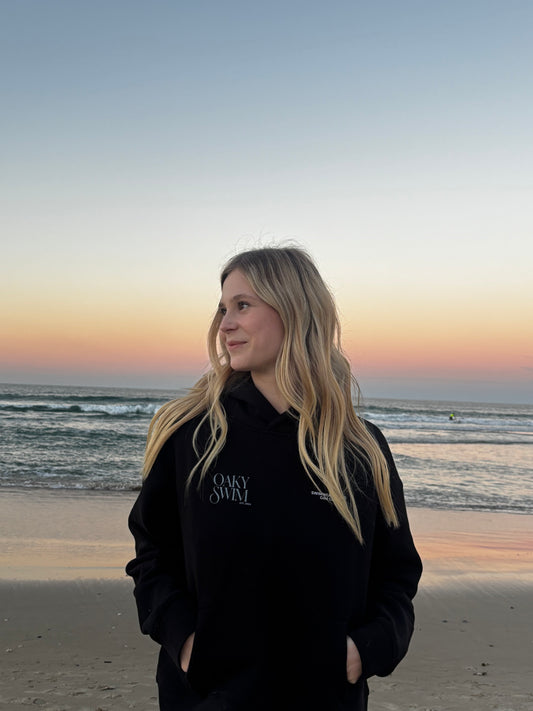 Oaky Swim Relax Hoodie Black